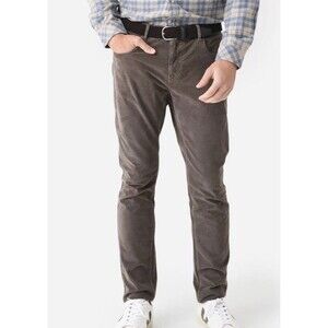 Faherty Brand Corduroy Pants Men’s Size 36x30 Stretch Straight 5 Pocket Brown